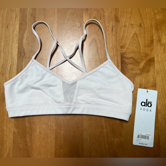 Alo Yoga Goddess Bra - Size small. Pink Cloud - Picture 1 of 4
